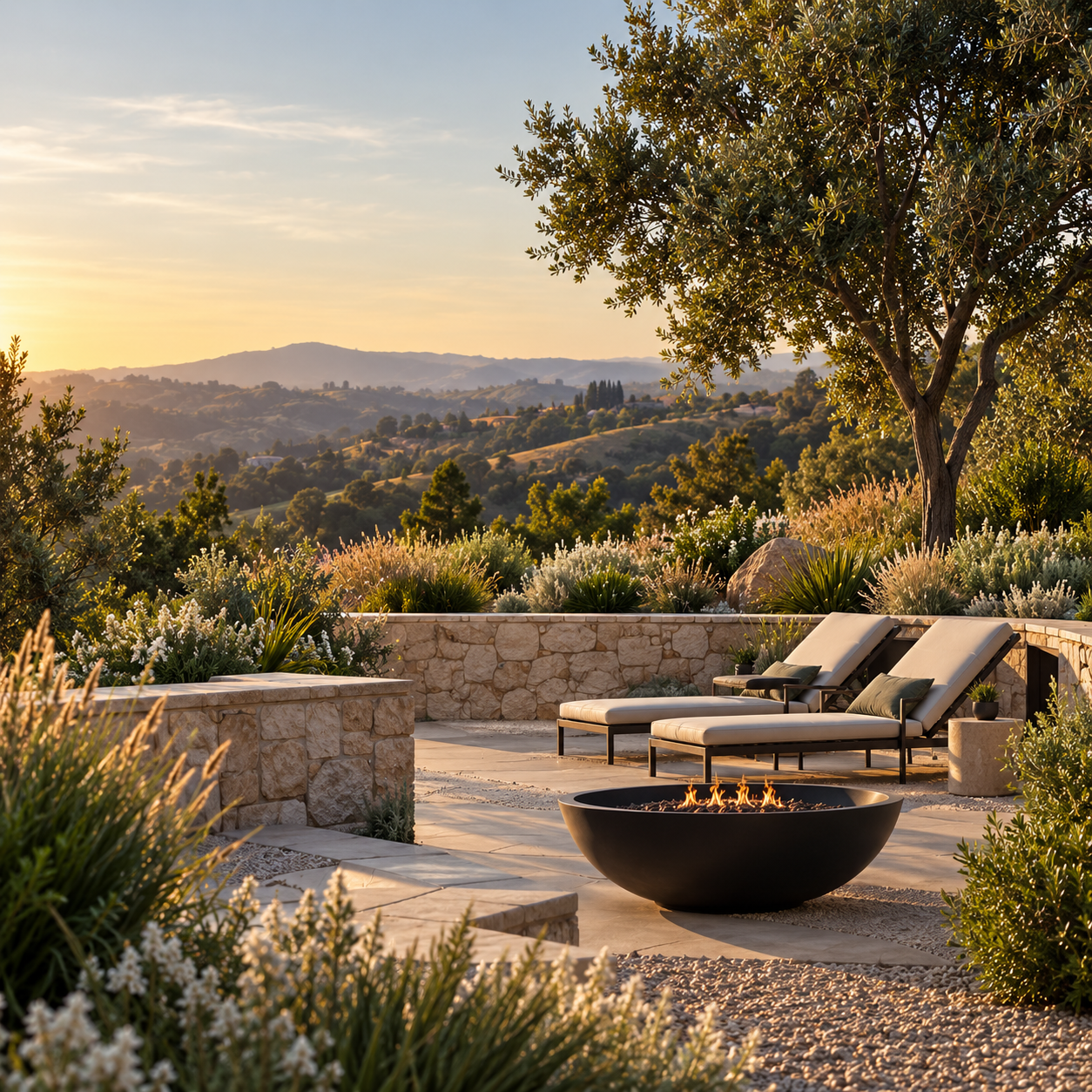 Hillside Retreat garden concept